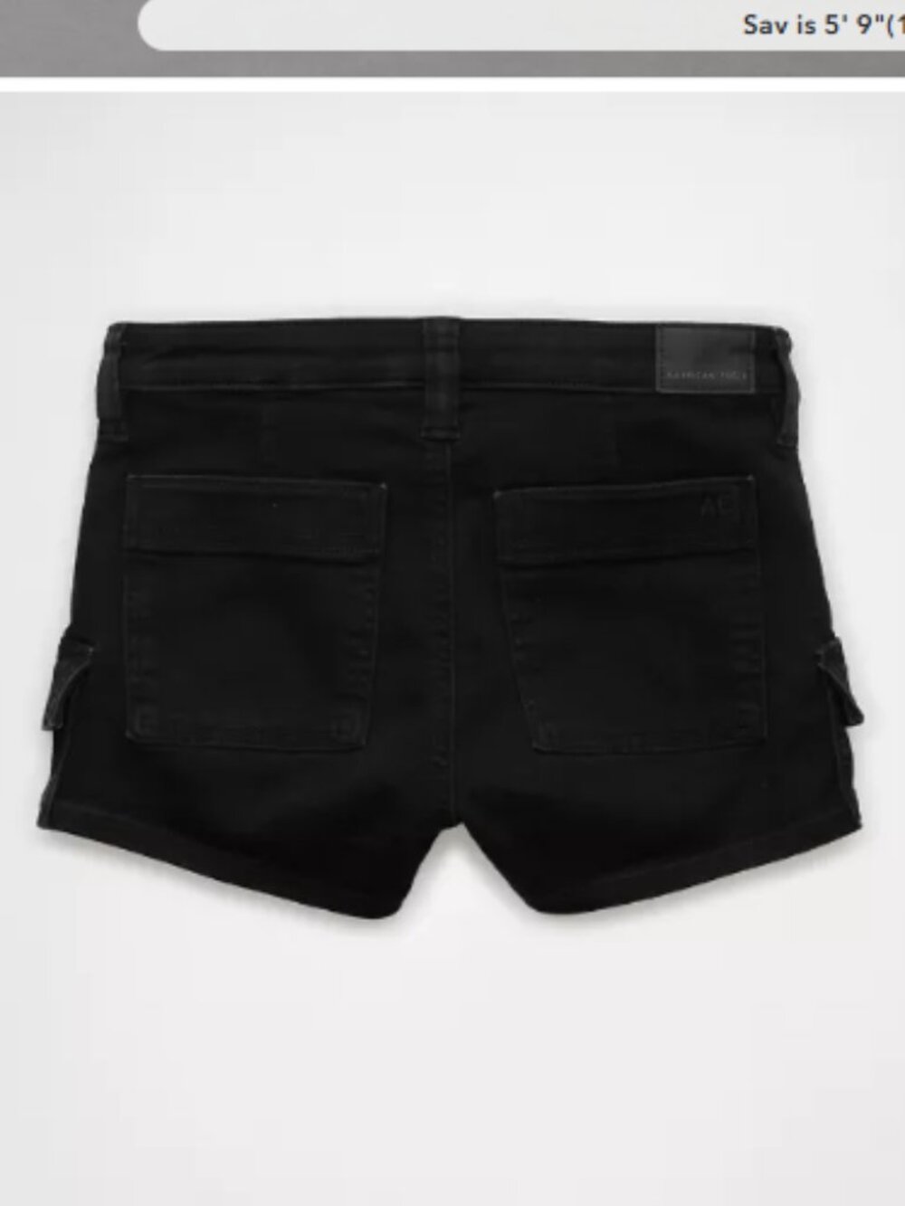 AE Next Level High-Waisted Denim Short - size 16 - Picture 5 of 12